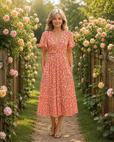 Alice | Floral A-Line Dress