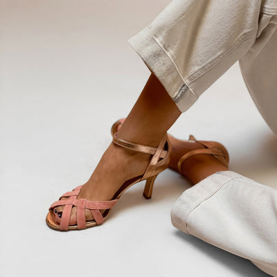 Lara | Woven High Heel Sandal